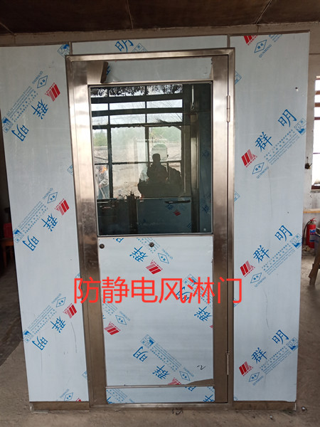 除靜電風淋室，除靜電自動門風淋房，離子棒風淋門，靜電閘機風淋機